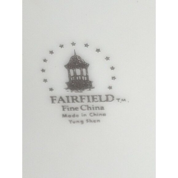 Fairfield Vanessa Fine China Teapot and Lid White Floral Handle Spout - Picture 4 of 16